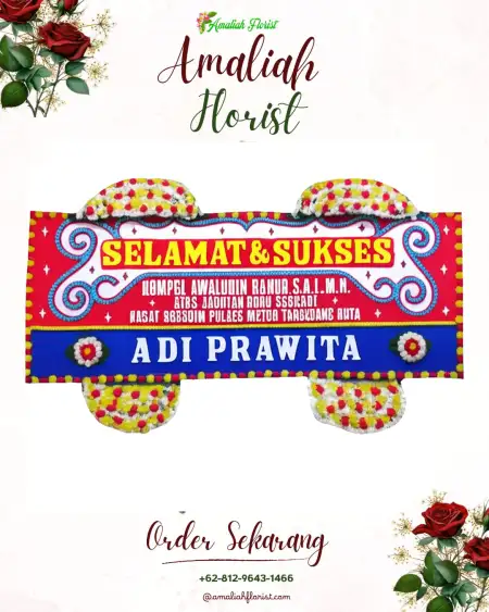 Papan Bunga Ucapan Selamat Kebonarum